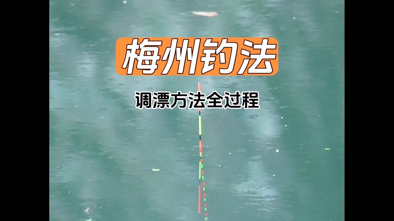 调漂：梅州钓法，调漂方法全过程！抗走水、适合复杂水域垂钓！ #钓鱼的乐趣只有钓鱼人懂 #钓鱼人的精神无人能比 #船长浮漂 船长漂官方旗舰店