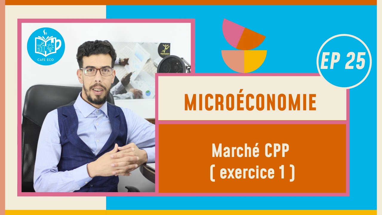 CAFE ECO : Microéconomie S2 #EP25  Marché CPP ( exercice 1 ) Darija