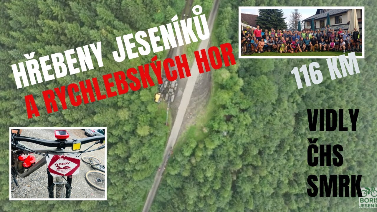 27 ročník Dvě Kopy, hřebeny Jeseníků,   Rychlebské hory.....