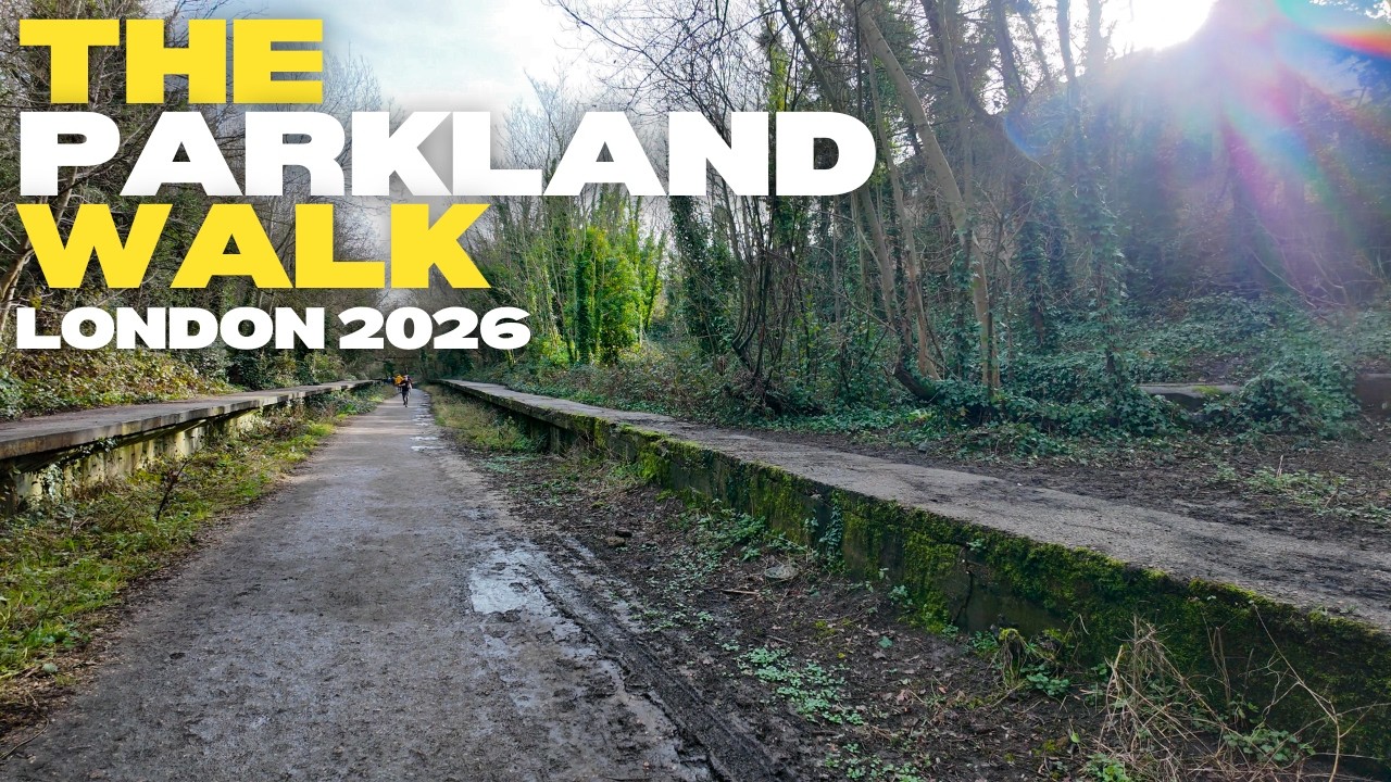 The Abandoned Railway That Became a Forest 🌿Parkland Trail Walk London 2026