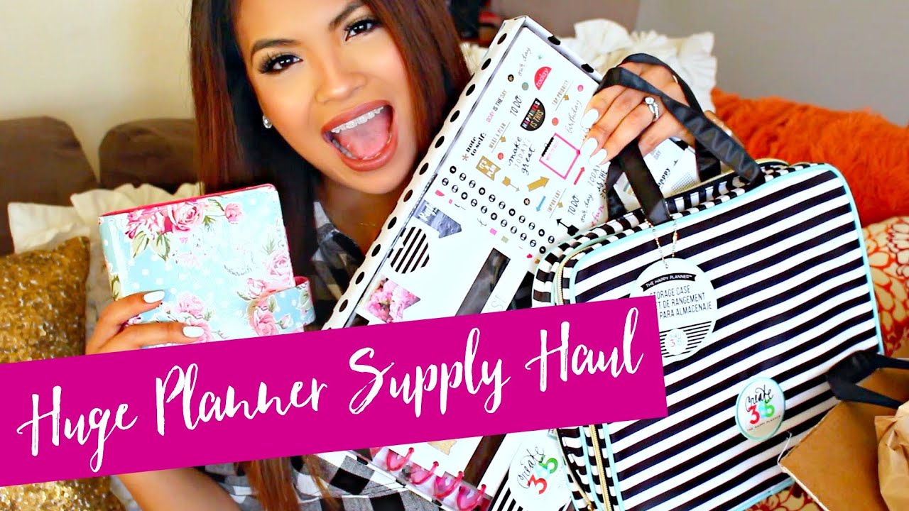 Planner Haul! NEW MAMBI Storing Case For Planner Supplies | HUGE GIVEAWAY!