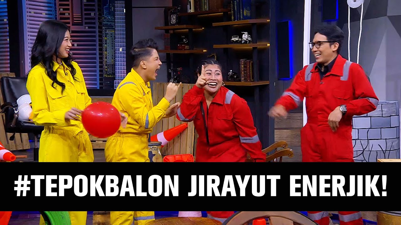 Kemampuan Main Voli Jirayut Kepake Banget di Games Tepok Balon! (1/4)