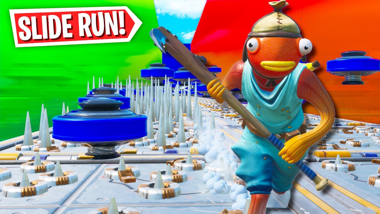 He Made Me A SLIDE ONLY Deathrun! *HARD*  (Fortnite Creative)
