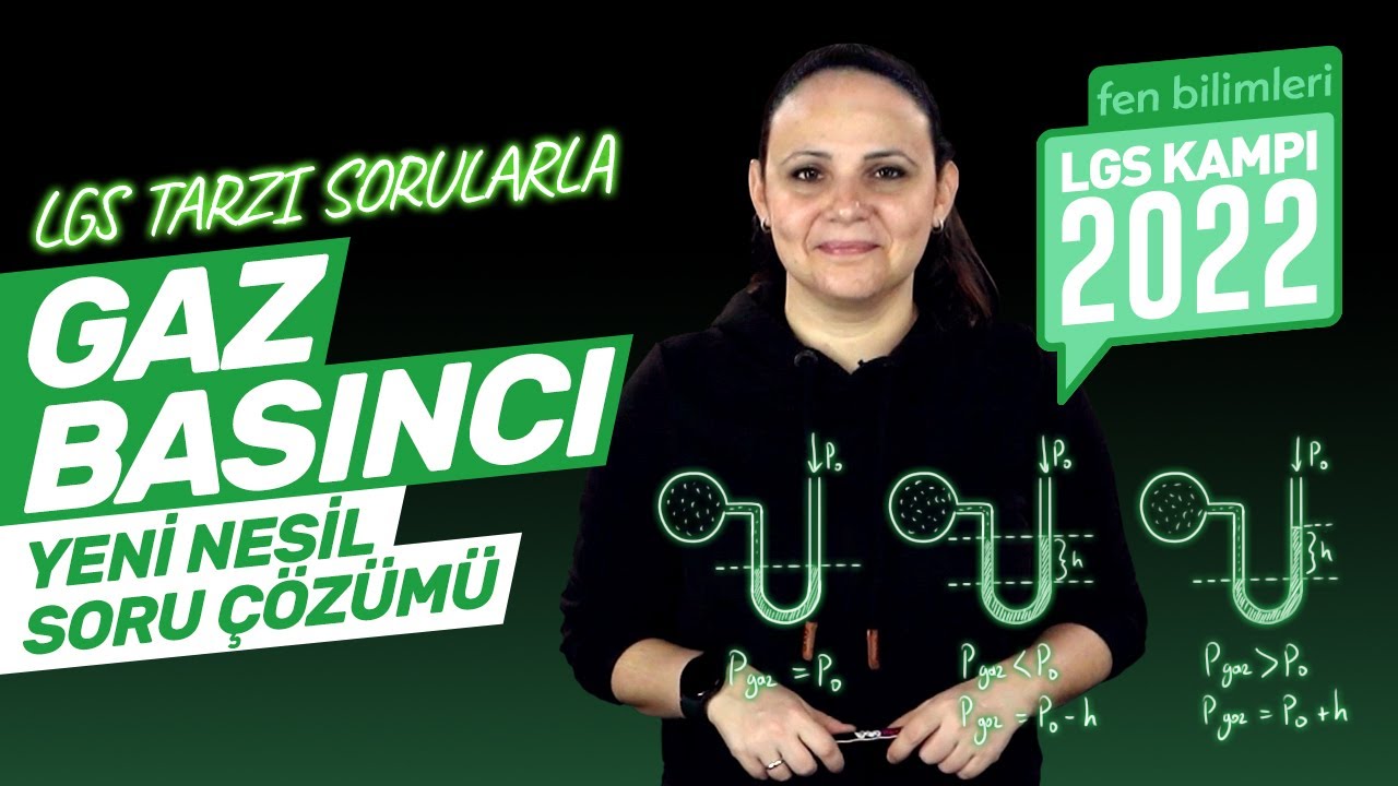 Gaz Basıncı Soru Çözümü: 8. Sınıf Fen Basınç Yeni Nesil Soru Çözümü | LGS 2022 Kampı #lgs2022