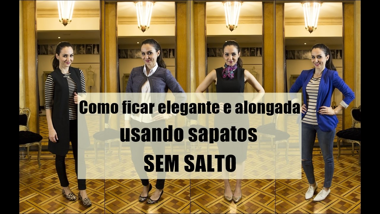 Como ficar elegante e alongada usando sapatos sem salto | Anita Bem Criada