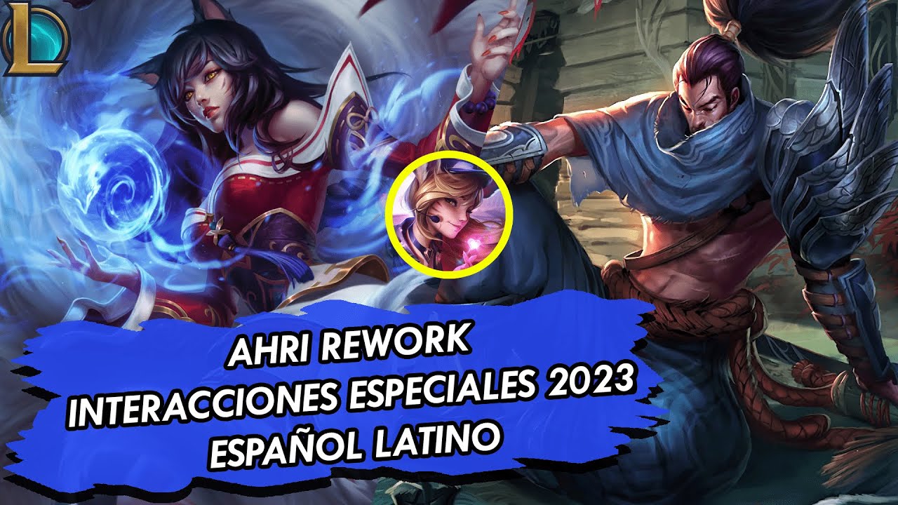 AHRI LA VASTAYA DE NUEVE COLAS INTERACCIONES LOL ESPAÑOL LATINO PBE