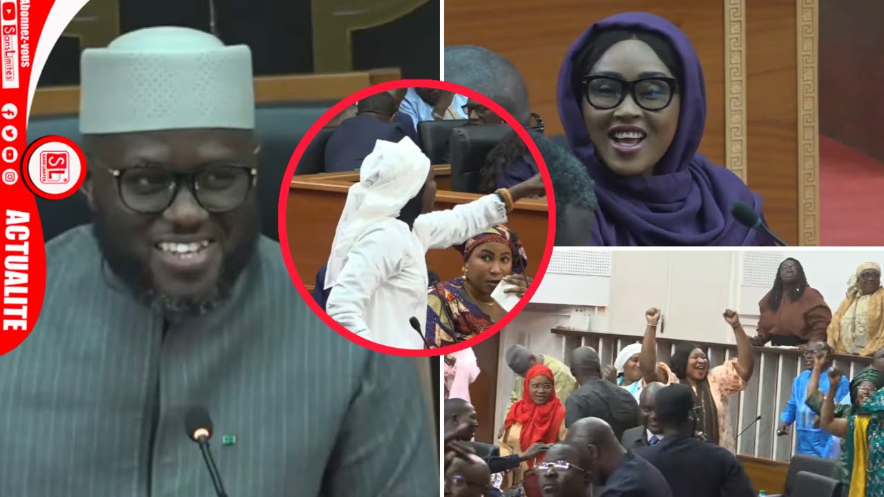 Urgent ça chauffe entre député El Malick suspend la séance réaction surprenante de Maimouna Bousso