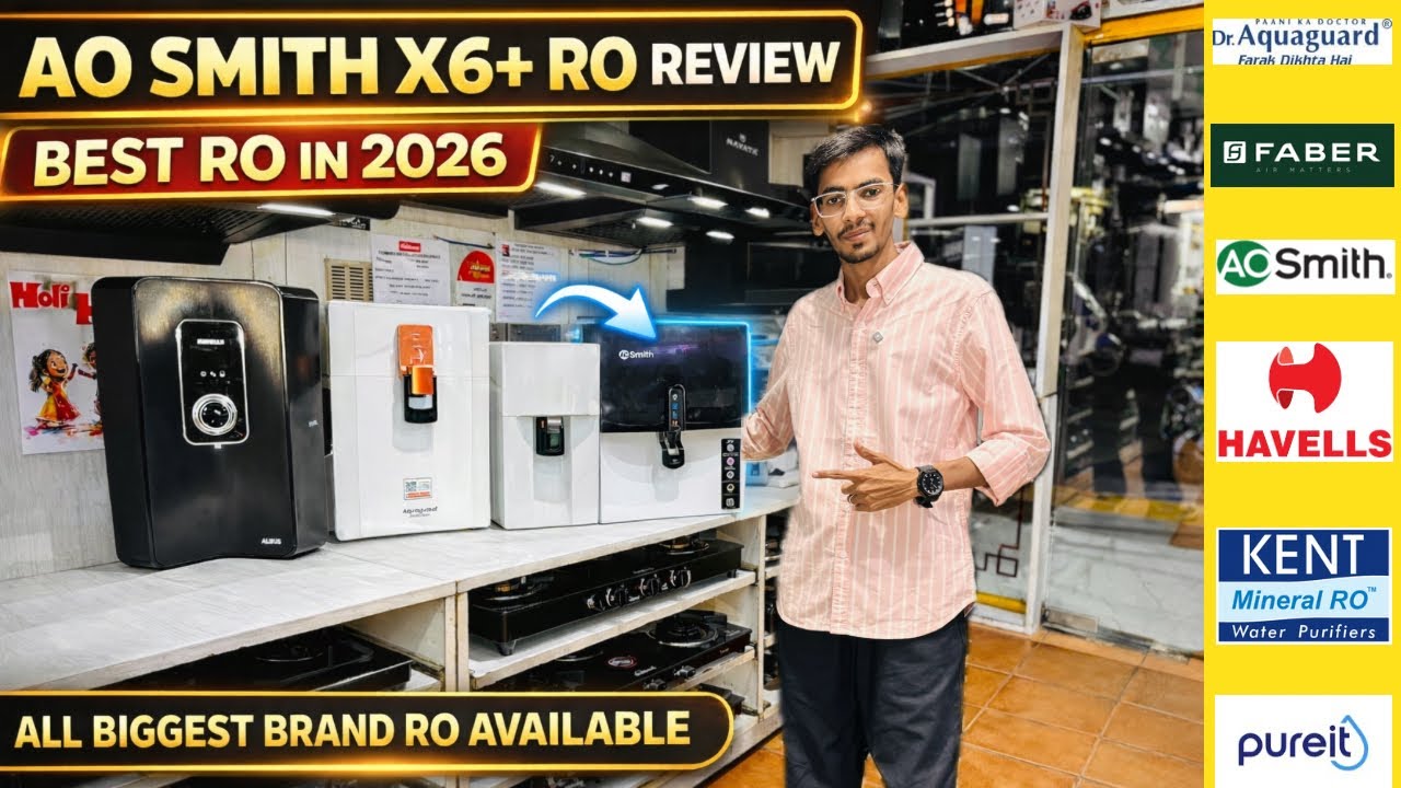 Best Water Purifier 2026 🤩 | Ao Smith x6 Plus Ro Review | Best Ro For Indian Kitchen ✅ 