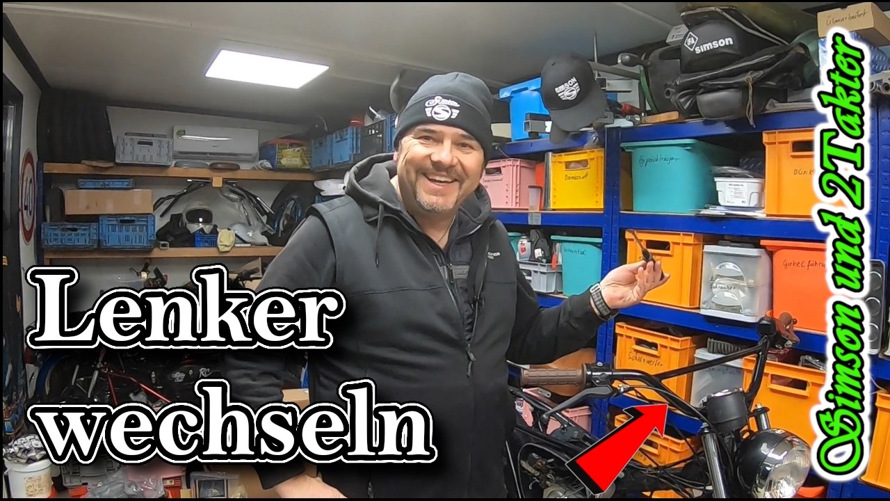 Simson S51 Umbau auf Endurolenker, Inspektion und kleine Fehler beheben.