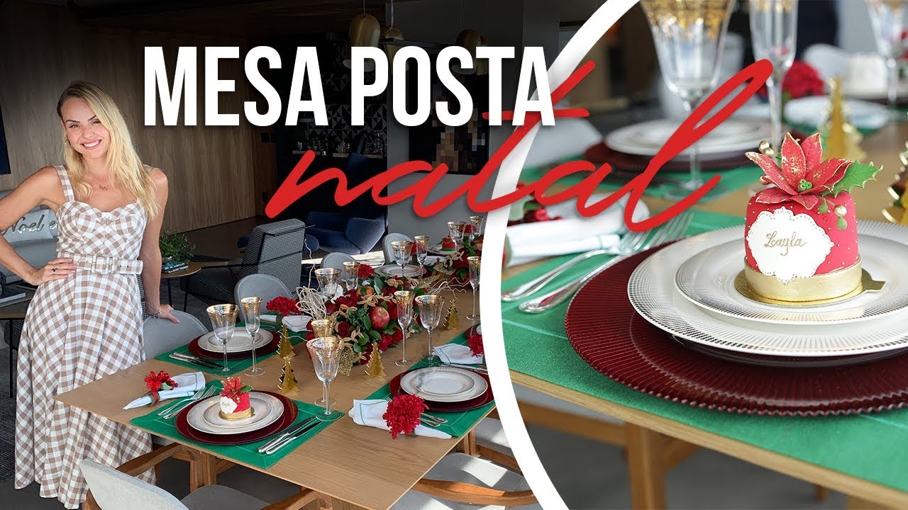 Mesa posta de NATAL! | Layla Monteiro