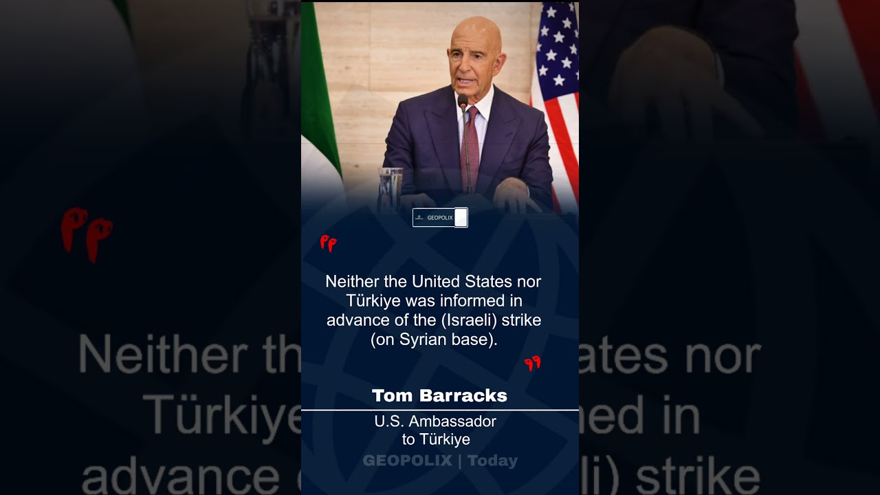 US Envoy Reveals Israel Struck Syrian Airbase Without Warning Allies