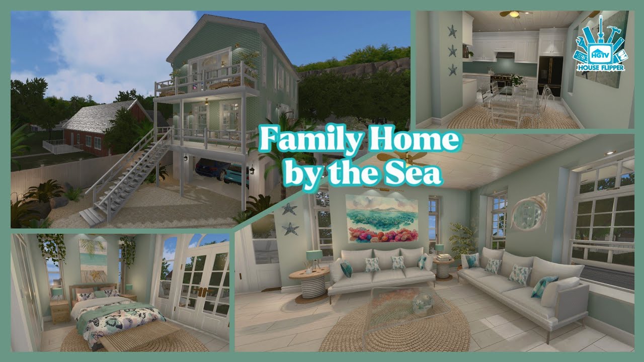HOUSE WITH A SEA VIEW | HOUSE FLIPPER HGTV DLC | UN ESPACIO PARA MEJORAR