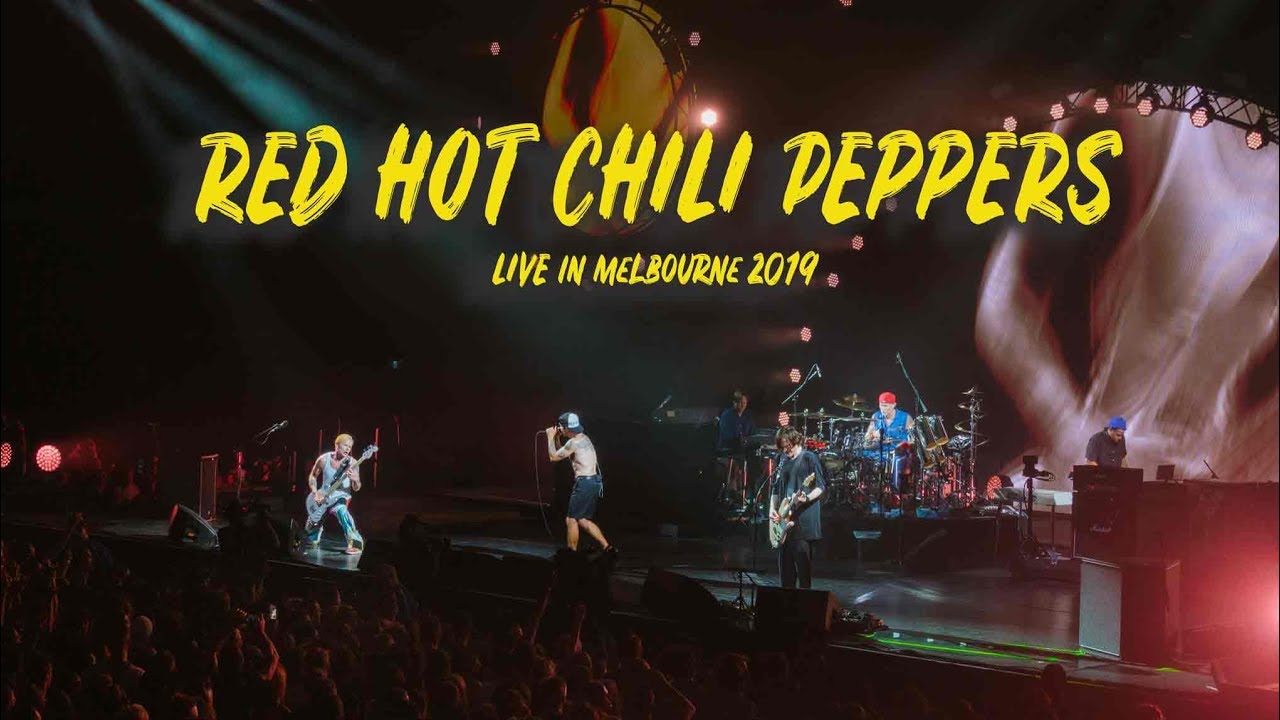 red hot chili peppers   live in melbourne 2019