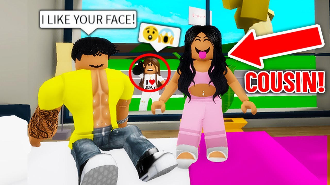 pretending to be a baby in ROBLOX BROOKHAVEN RP!