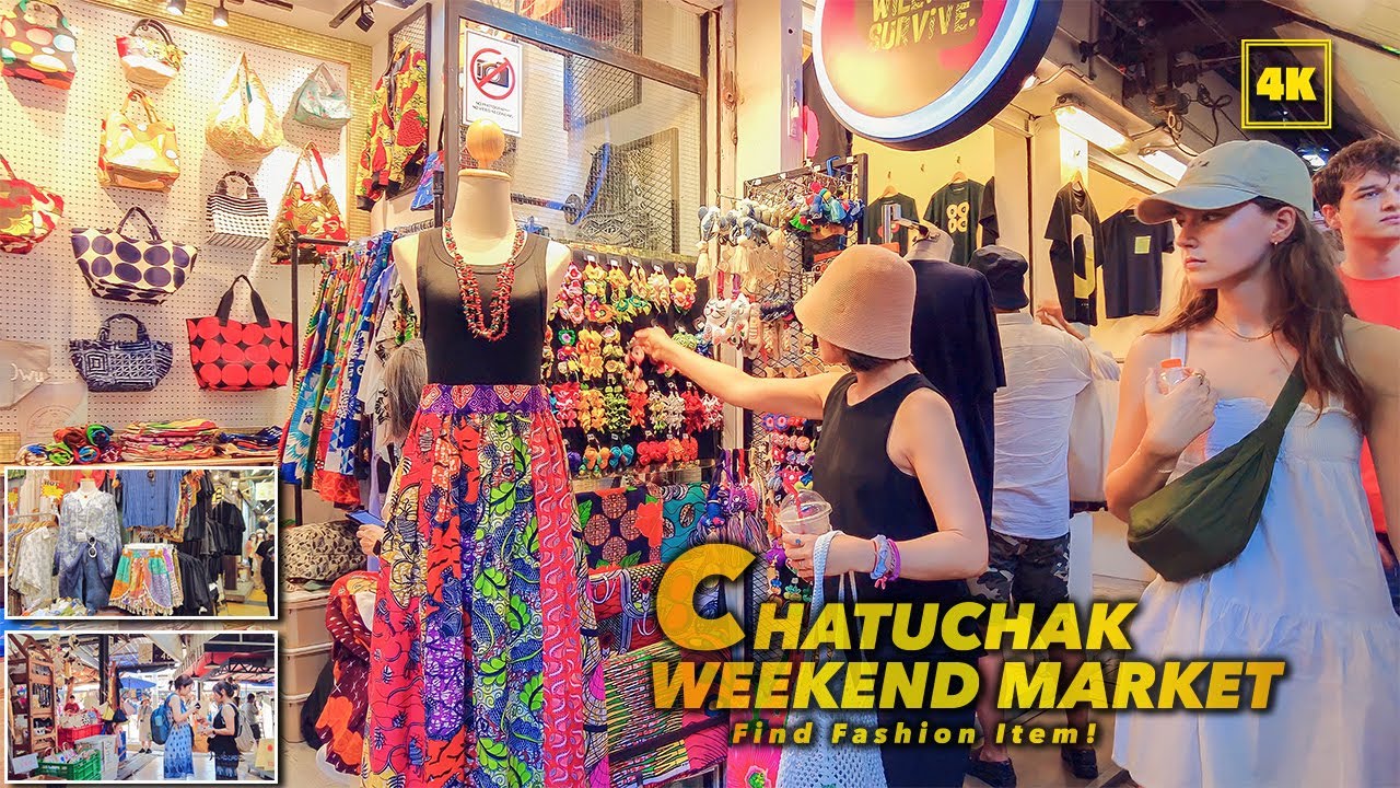 BANGKOK Chatuchak Weekend Market Main Street & Section2 to 3 / Casual clothes and items!