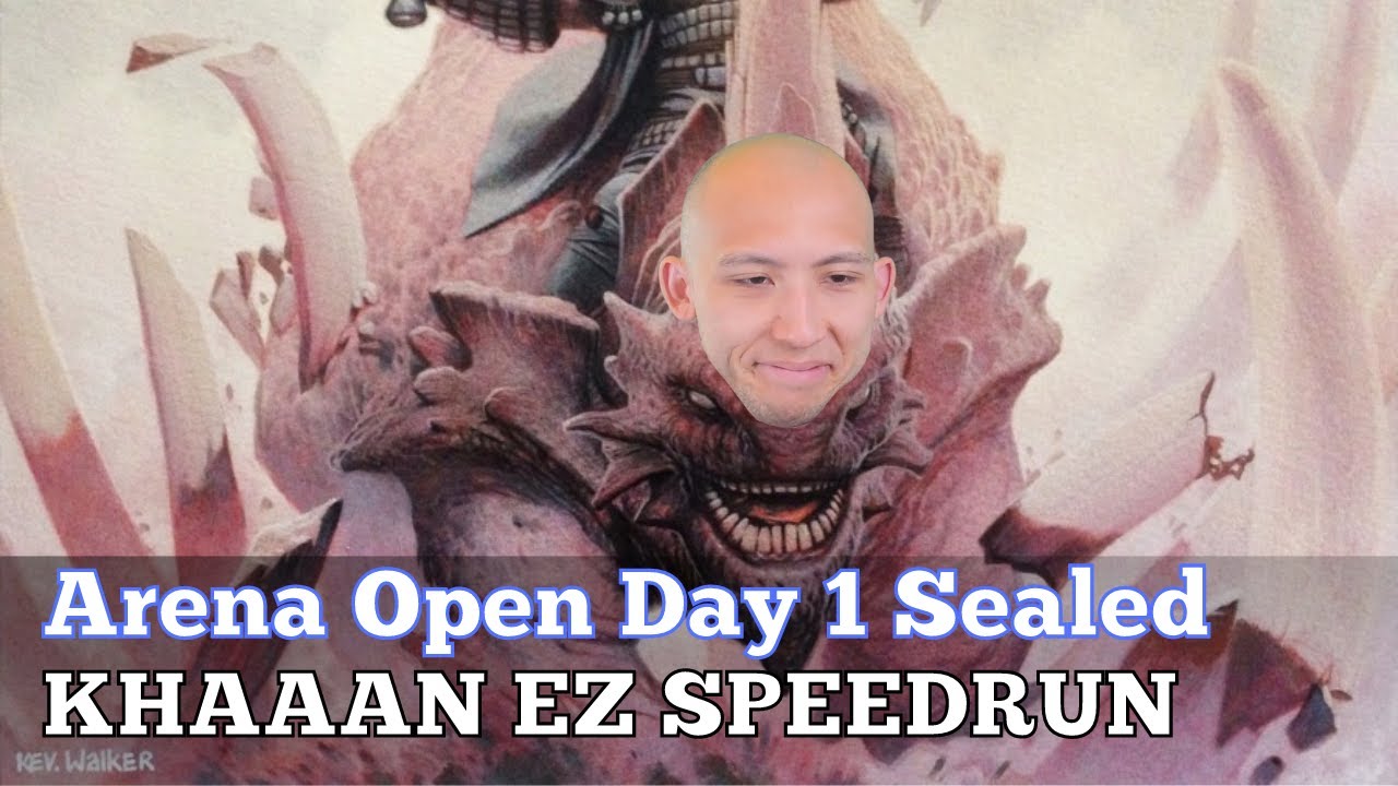 KHAAAN EZ SPEEDRUN | Arena Open Day 1 | Khans Of Tarkir Sealed | MTG Arena