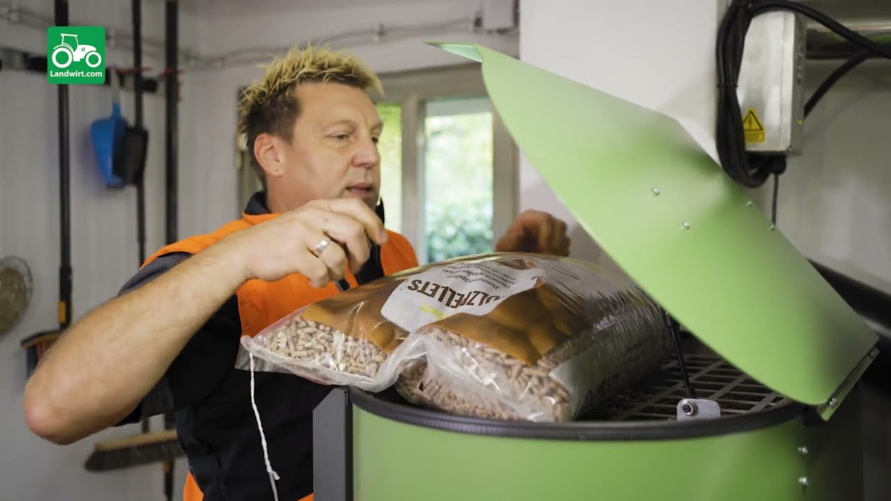 Log Wood Boiler HDG Euro / Pellet Boiler HDG K10-33 combination presented by landwirt.com