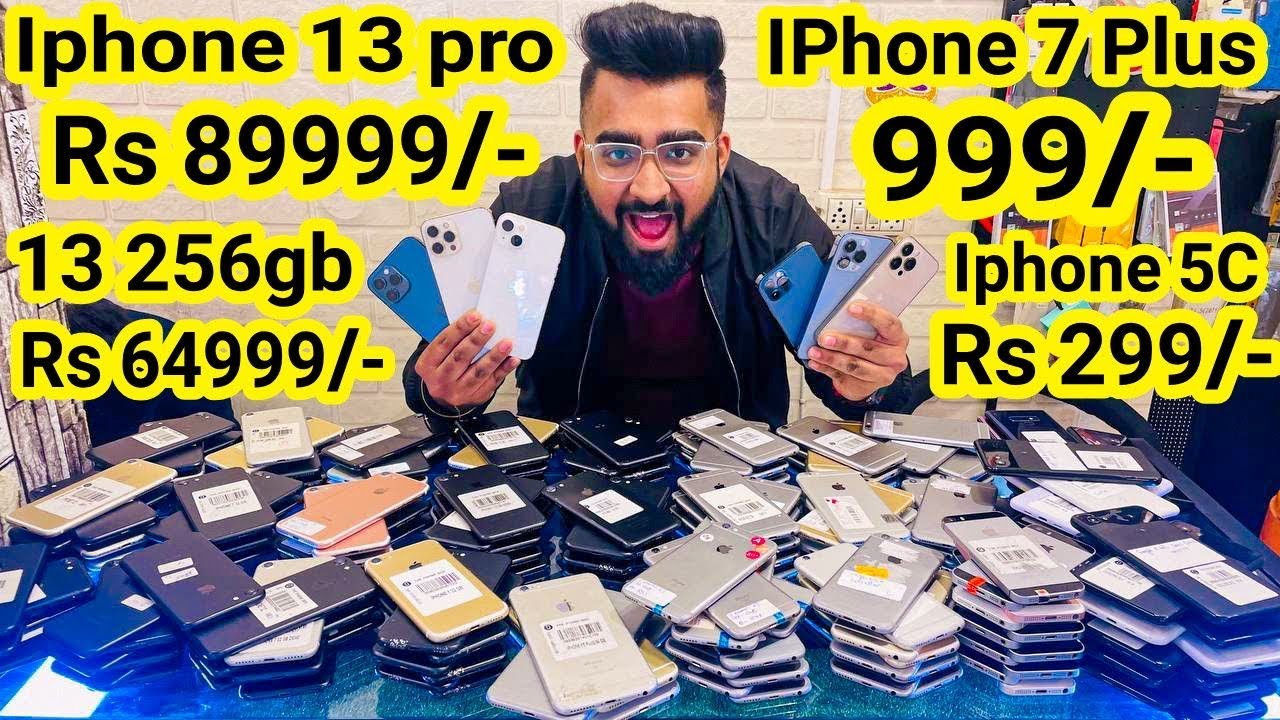 Original Iphone 7 plus Rs 999/- | 13 pro 89999/- X 256gb 19999/- | Second hand iphone | phone box