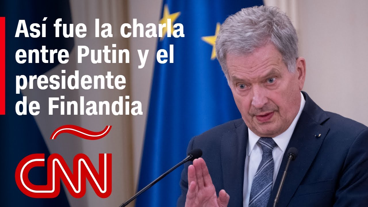 El presidente de Finlandia revela lo que le dijo Putin en una llamada telefónica
