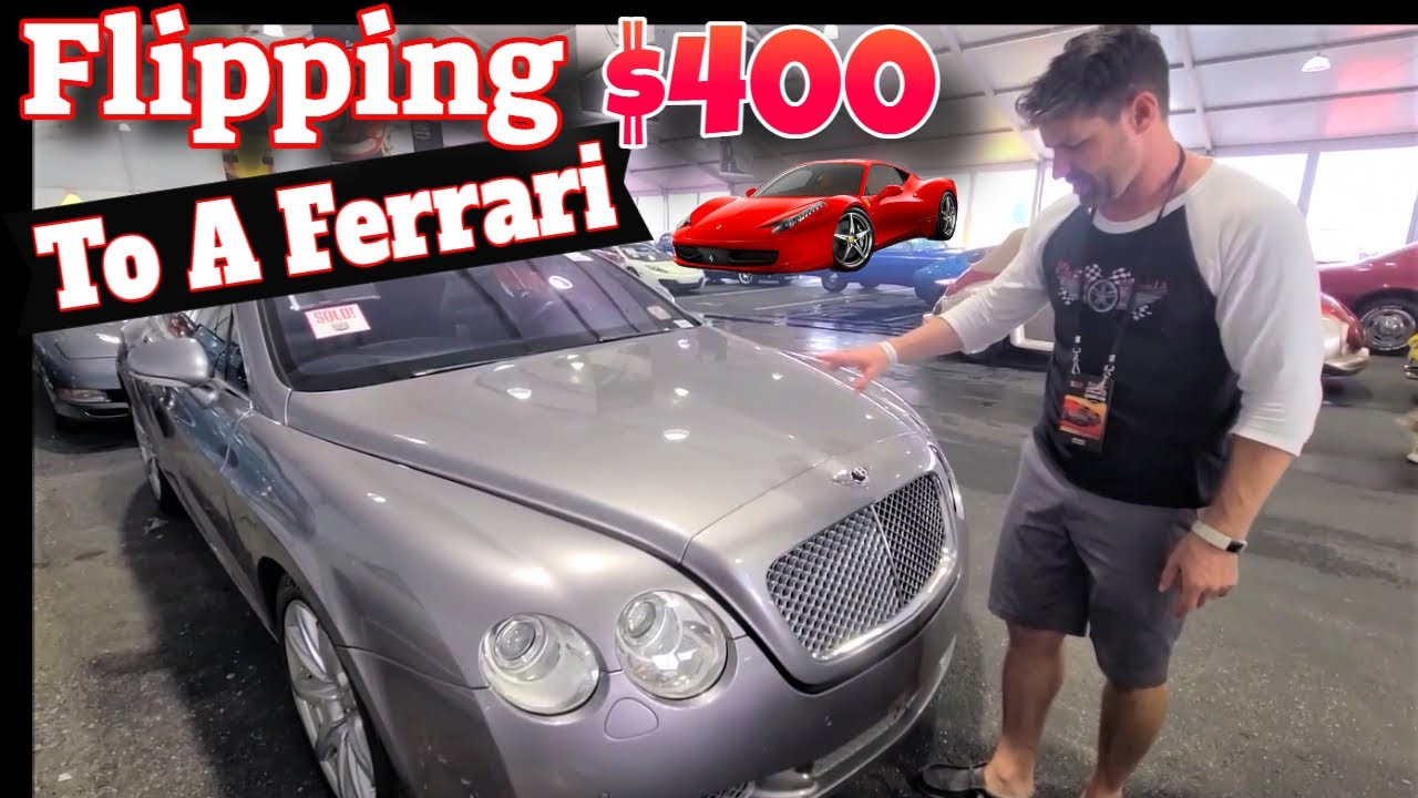 What $35,000 will buy at a Classic Car Auction - $400 Ferrari Flip - Flying Wheels