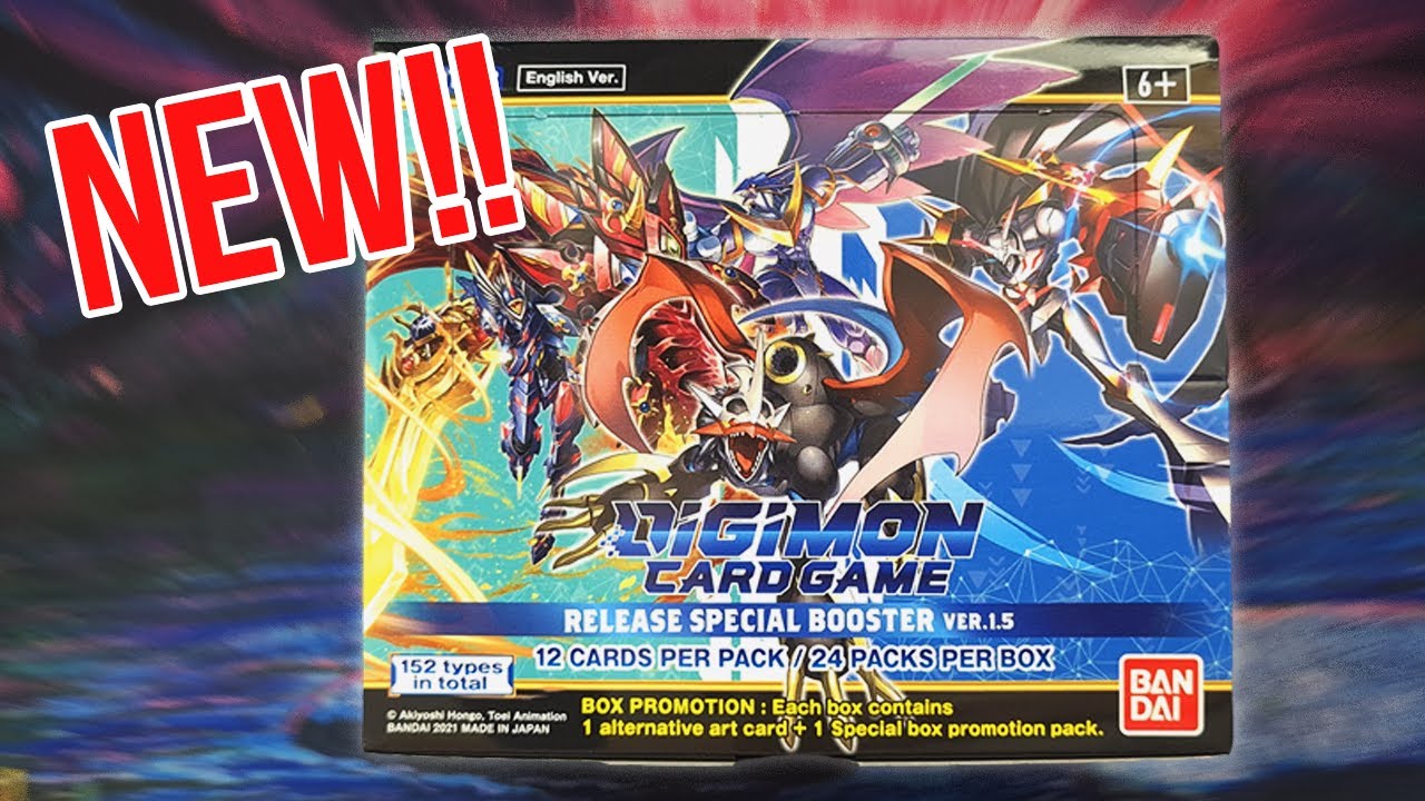 EPIC Digimon 1.5 Booster Box Opening! | Digimon TCG 2020
