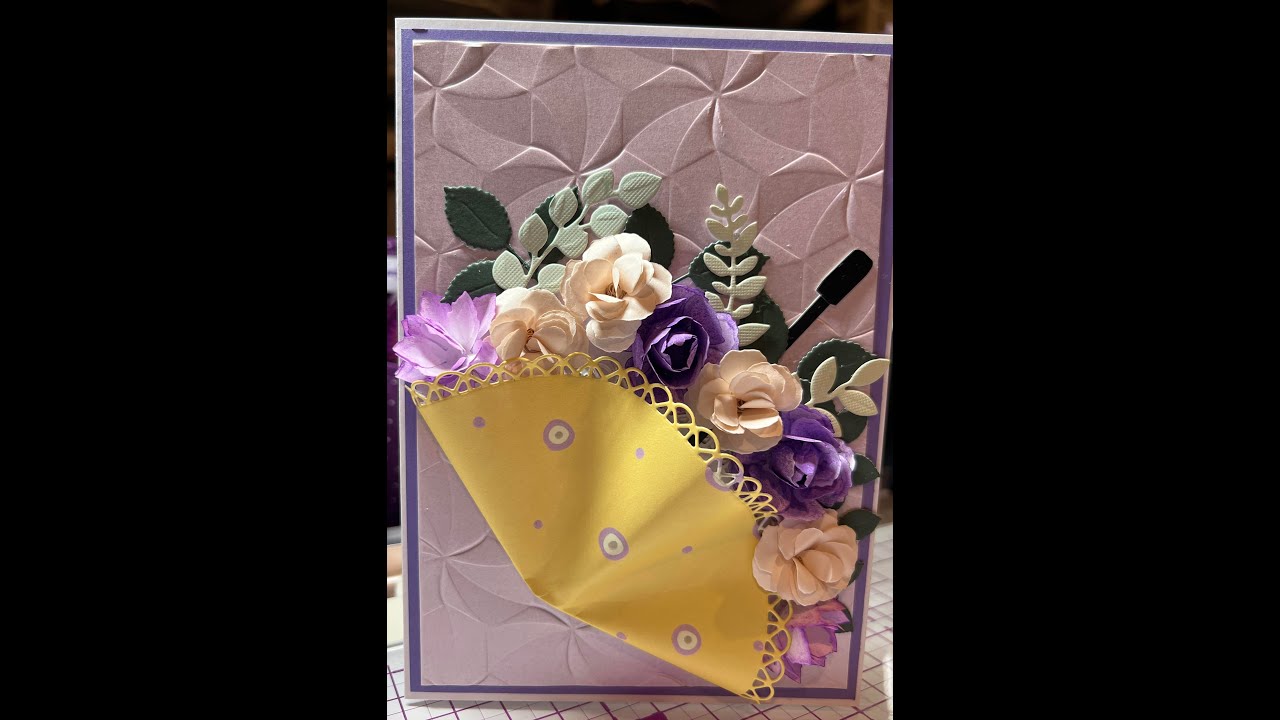 Umbrella Flowers Card