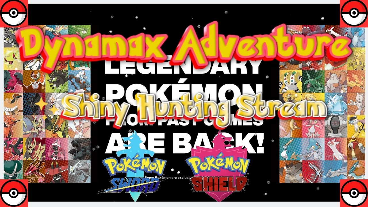 ✨SHINY LEGENDARY HUNT LIVE! | Dynamax Adventures Sword & Shield 🔥