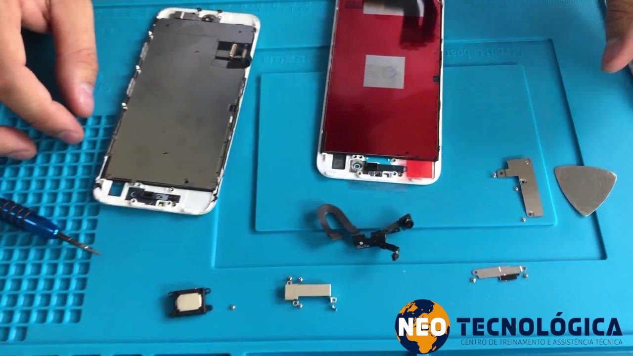 Troca de tela do iPhone 7