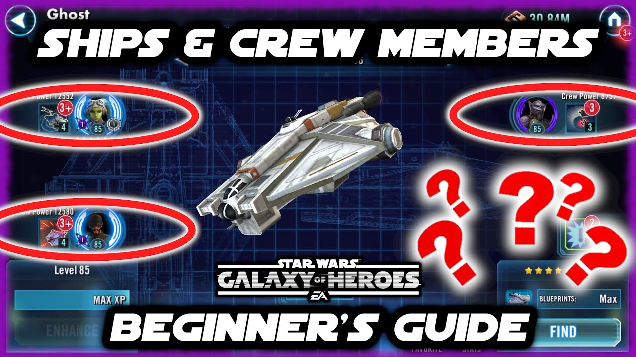 Beginner's Guide to Ships: Do Crew Member Upgrades Help Your Ships in Star Wars Galaxy of Heroes?