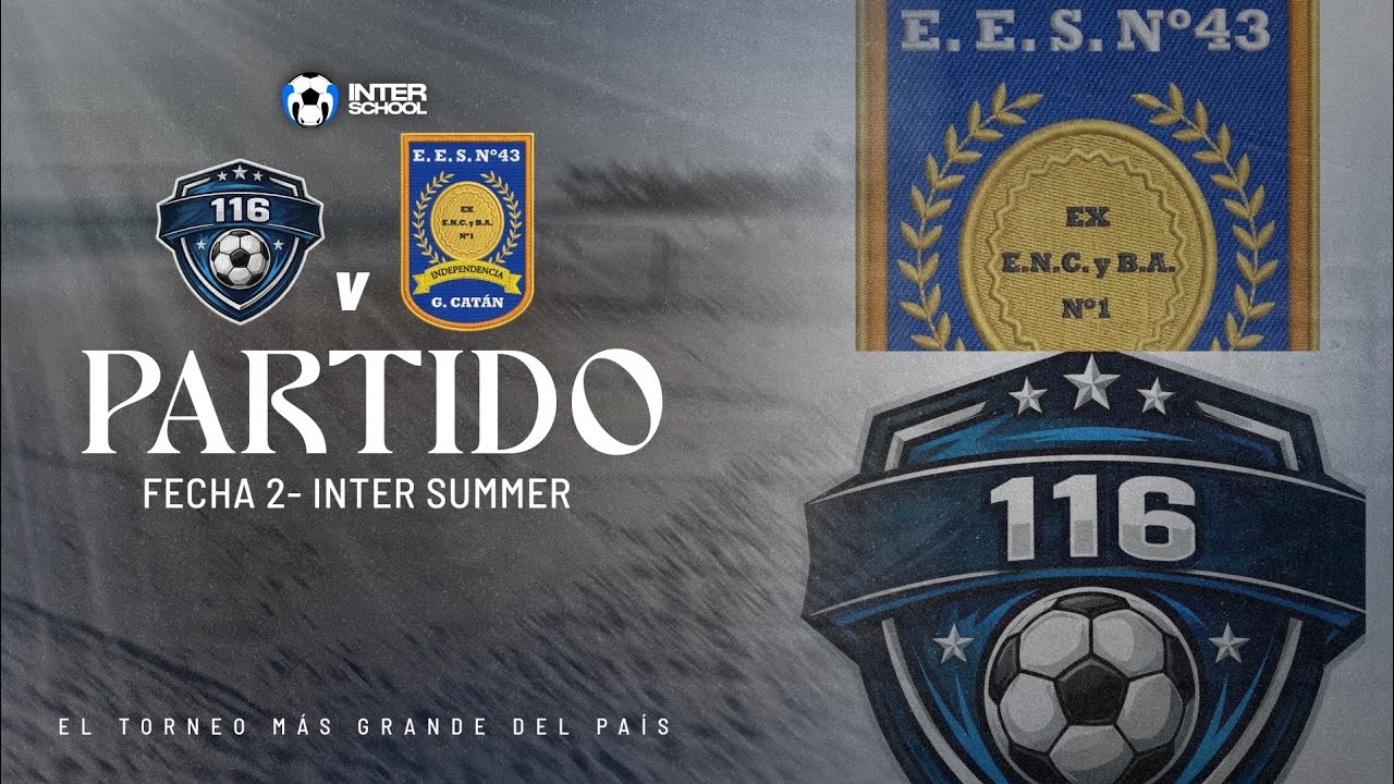 #interschool LAFERRERE/E.N.C.Y.BA vs E.E.S.N°116/FECHA 2 SUMMER/PRIMER TIEMPO 