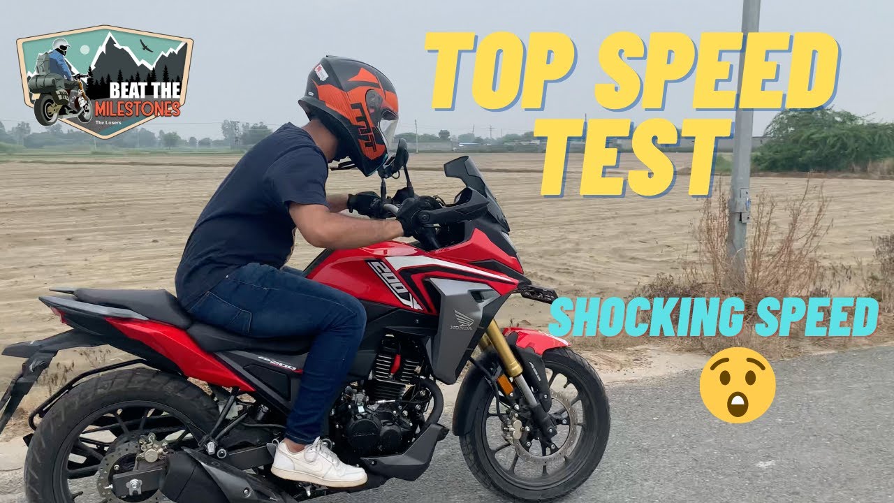 Honda cb200x top speed test | Sach mein ye itna bhagti hai? | 