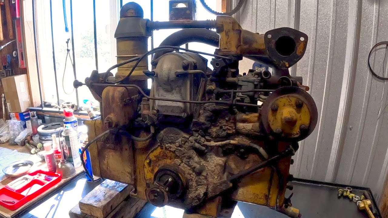 Pony Motor removal & engine evaluation 1939 Caterpillar D4 