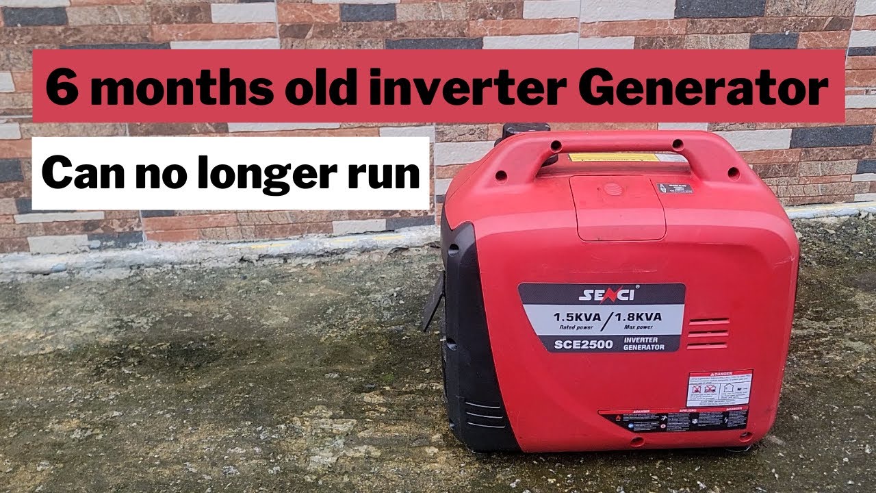Inverter Generator can no longer run, what is next?