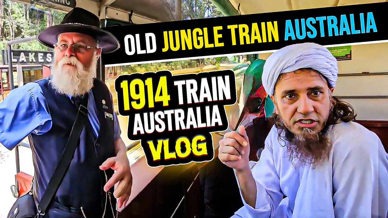 Mufti Tariq Masood 1914 Australian Steam Train Vlog