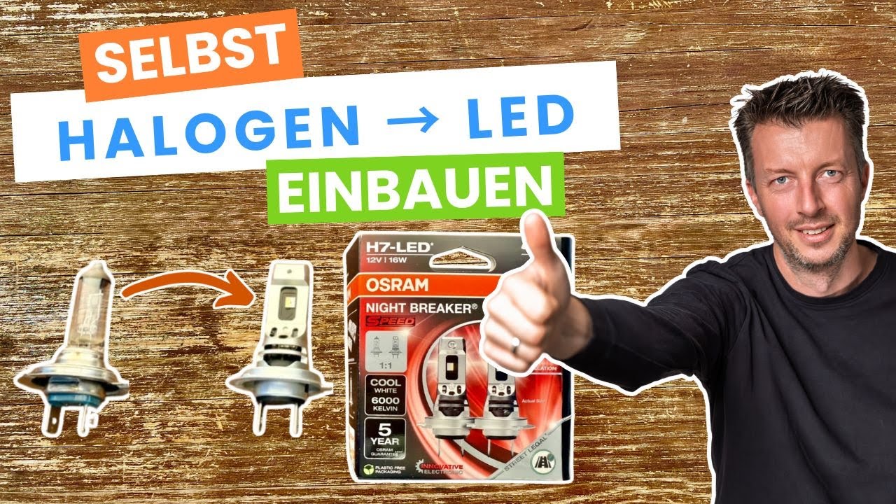 OSRAM NIGHTBREAKER H7-LED SPEED – Test & Einbau im VW Touran und Fiat Ducato Wohnmobil
