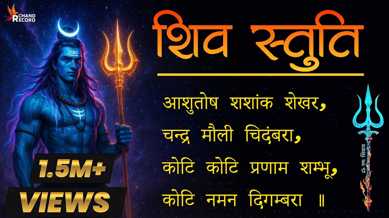 शिव स्तुति: आशुतोष शशाँक शेखर (Shiv Stuti: Ashutosh Shashank Shekhar) Powerful Shiva Mantra