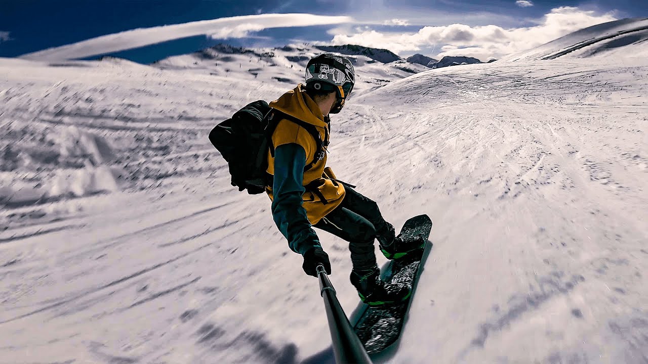 Snowboard days in Pyrenees 🏂 Snow en Pirineos 🗻 4K