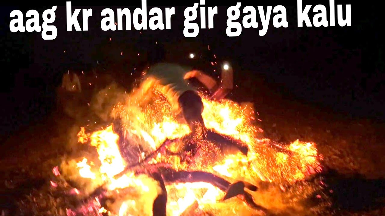 Holi  ki aag main kalu ghir gaya😮☠️