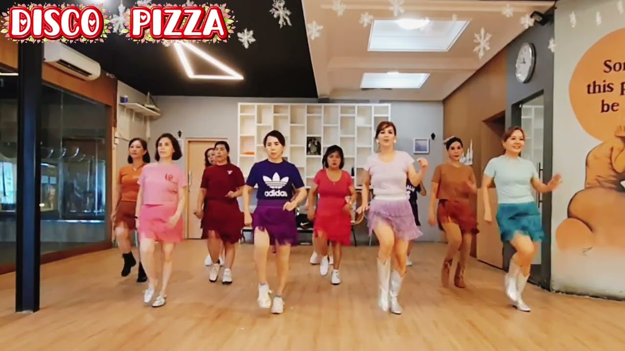 Disco Pizza - Line Dance - Aurora De Jong ( USA ) - February 2026