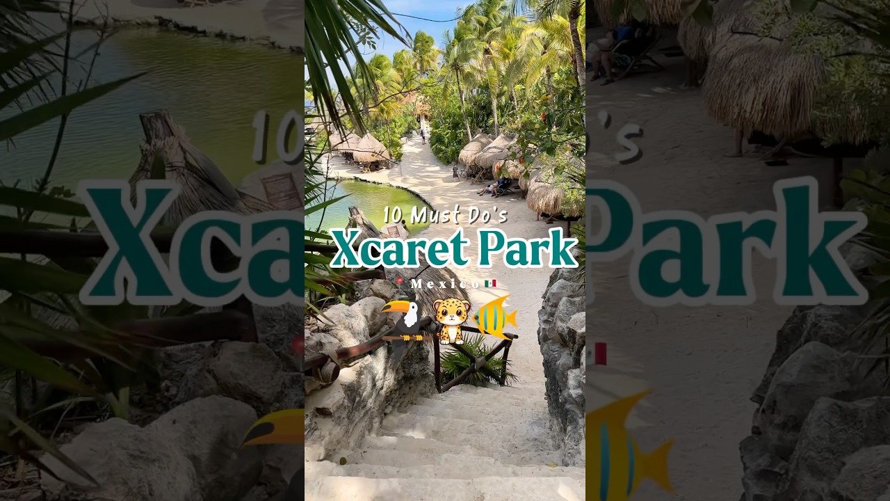 10 Must Do Activities at Xcaret Park Mexico! #xcaretpark #xcaretmexico #themepark #cancun