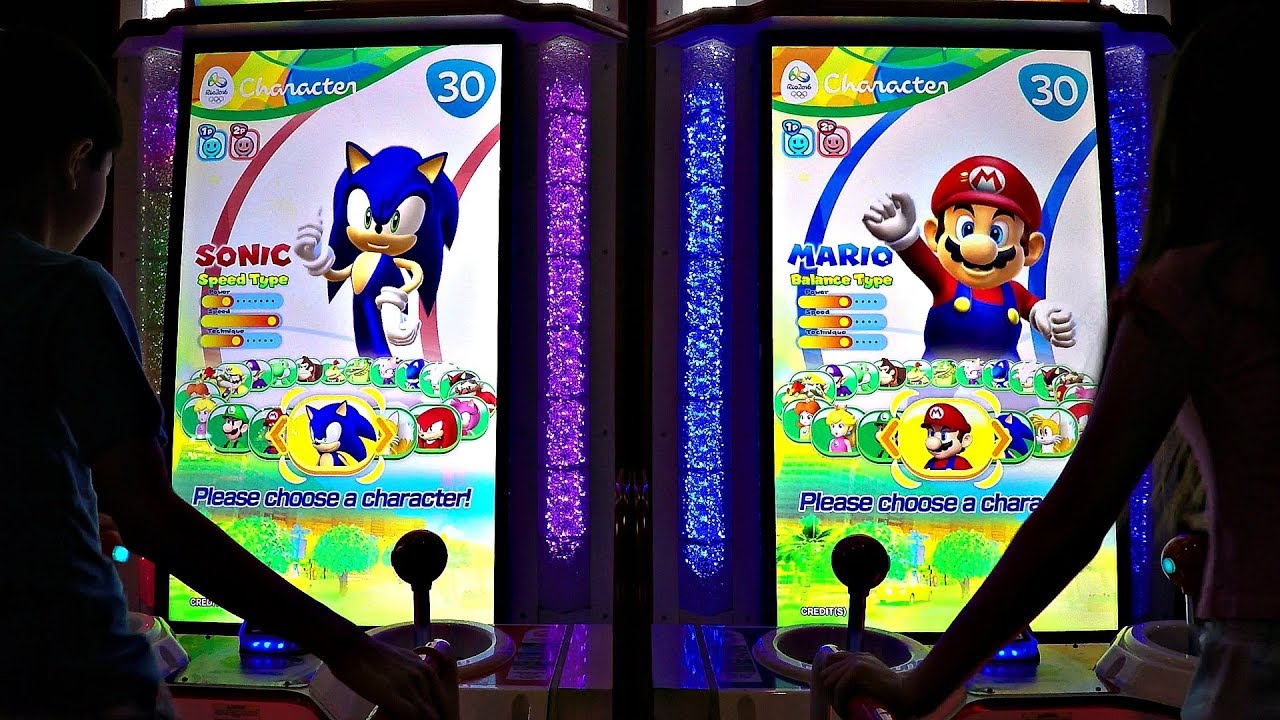 Вызов аркадным играм! Аркада Марио и Соника!