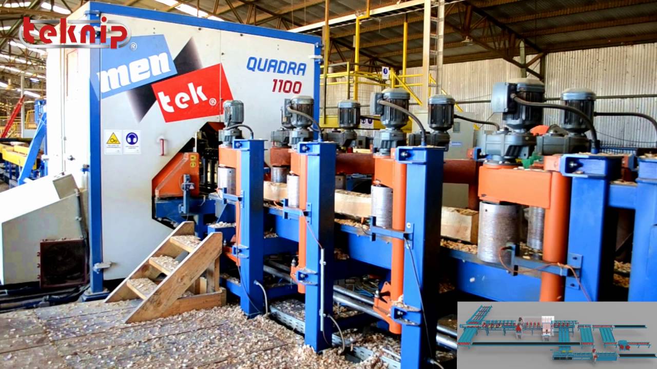 ASERRADERO OPTIMIZADO / Smart Sawing / Chipper Canter  - Quadra / Aserrio Optimizado / Optimización