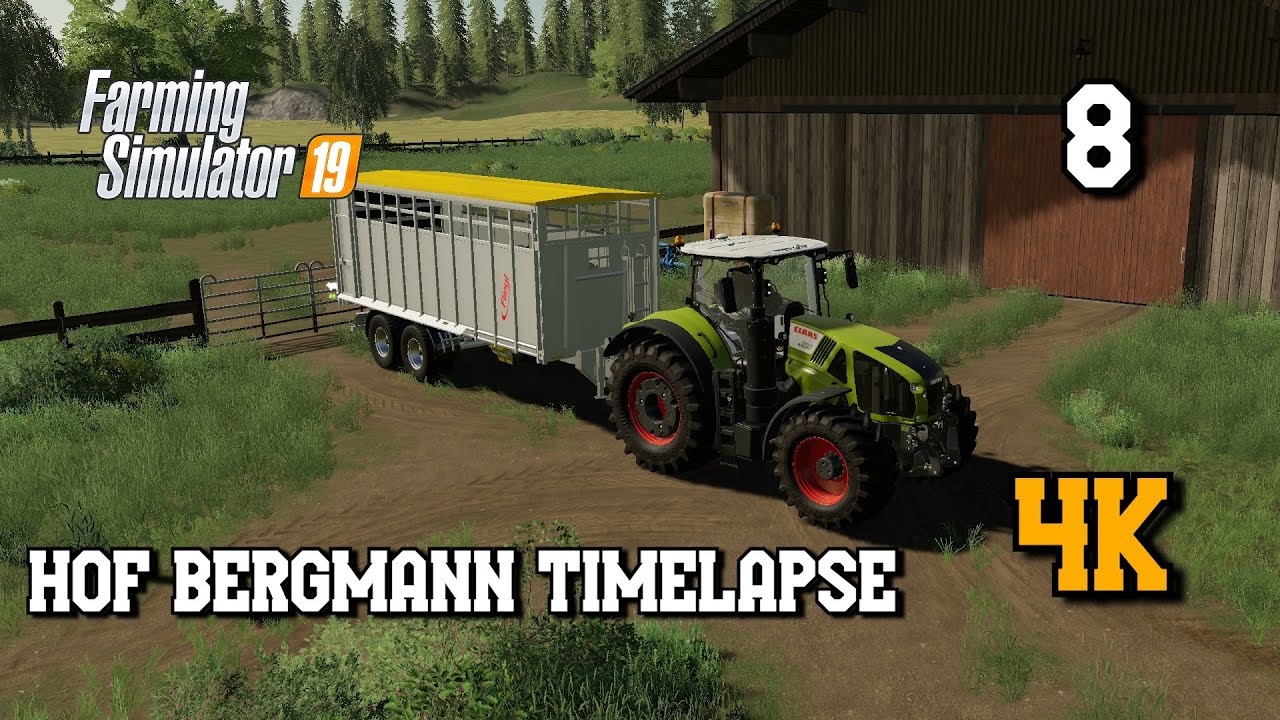 Hof Bergmann 4k Timelapse, Fieldwork, Animals & Stocking Up Our Farm shop  Farming Simulator 19