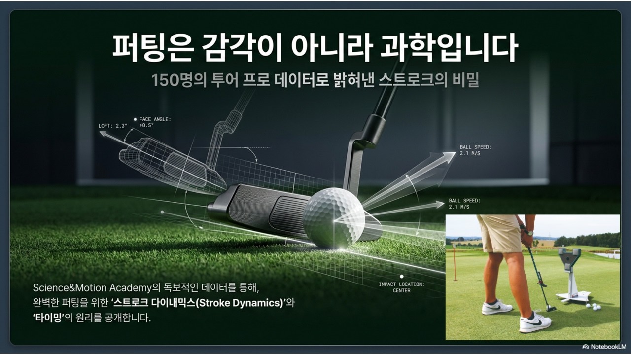 퍼팅의 거리감을 위한 퍼터 속도 및 리듬에 관한 데이터 분석 #샘펏#SAM PUTT#노트북LM#퍼팅분석#퍼터피팅#퍼팅잘하는법#퍼팅거리감
