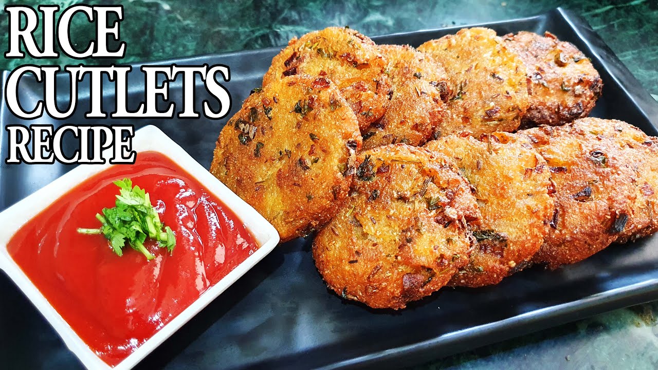रात के बचे हुए चावल से बनाओ ऐसा नाश्ता सब मांग मांग कर खाएंगे - Rice Cutlet Recipe #ricecutlet