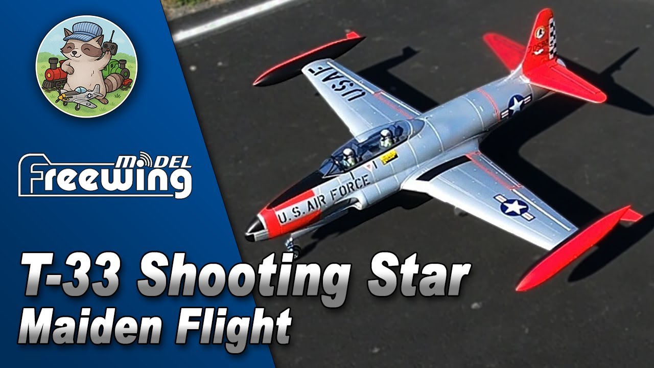 Freewing T-33 Shooting Star 80mm EDF | Maiden Flight