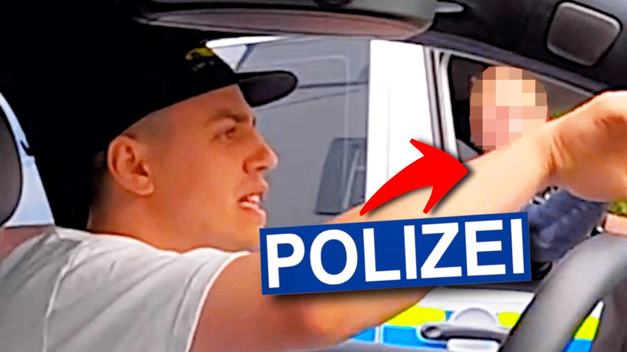 Polizei stoppt Papaplatte und stellt ihn zur Drogenkontrolle!