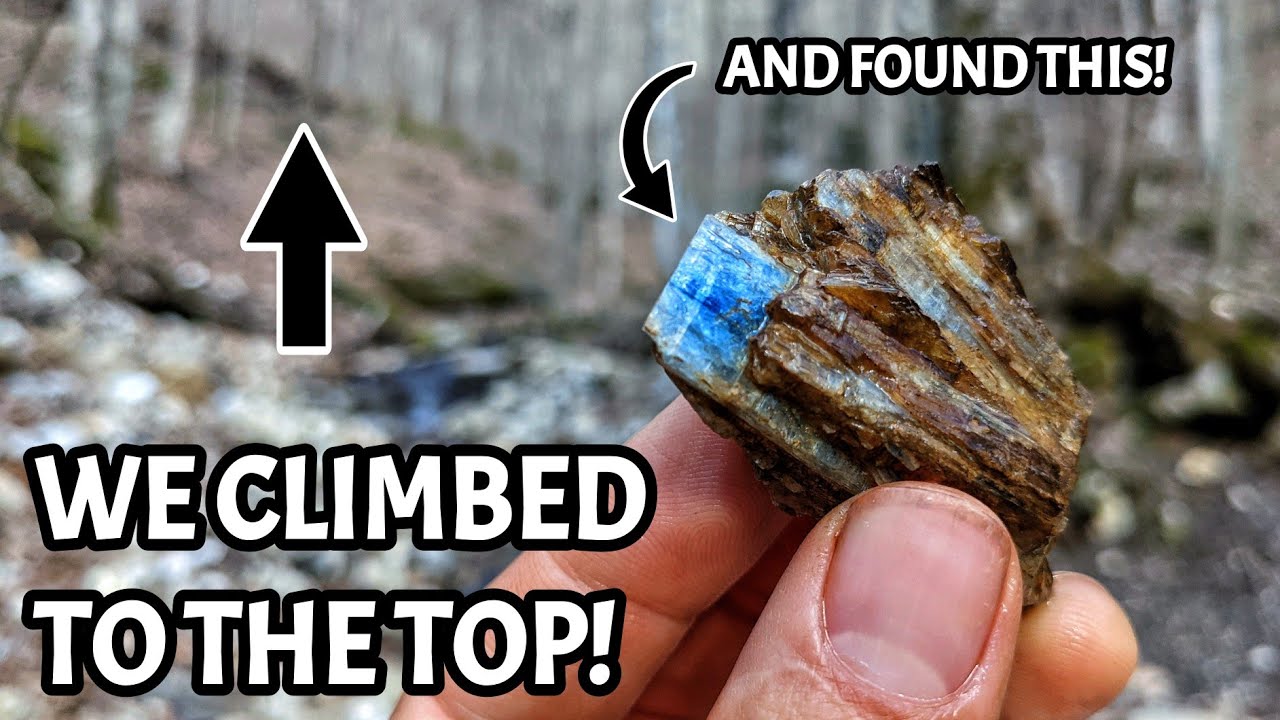 We Climbed THOUSANDS of Feet up a Mountain To Look For Rare Kyanite, Aquamarine, and Beryl Crystals!