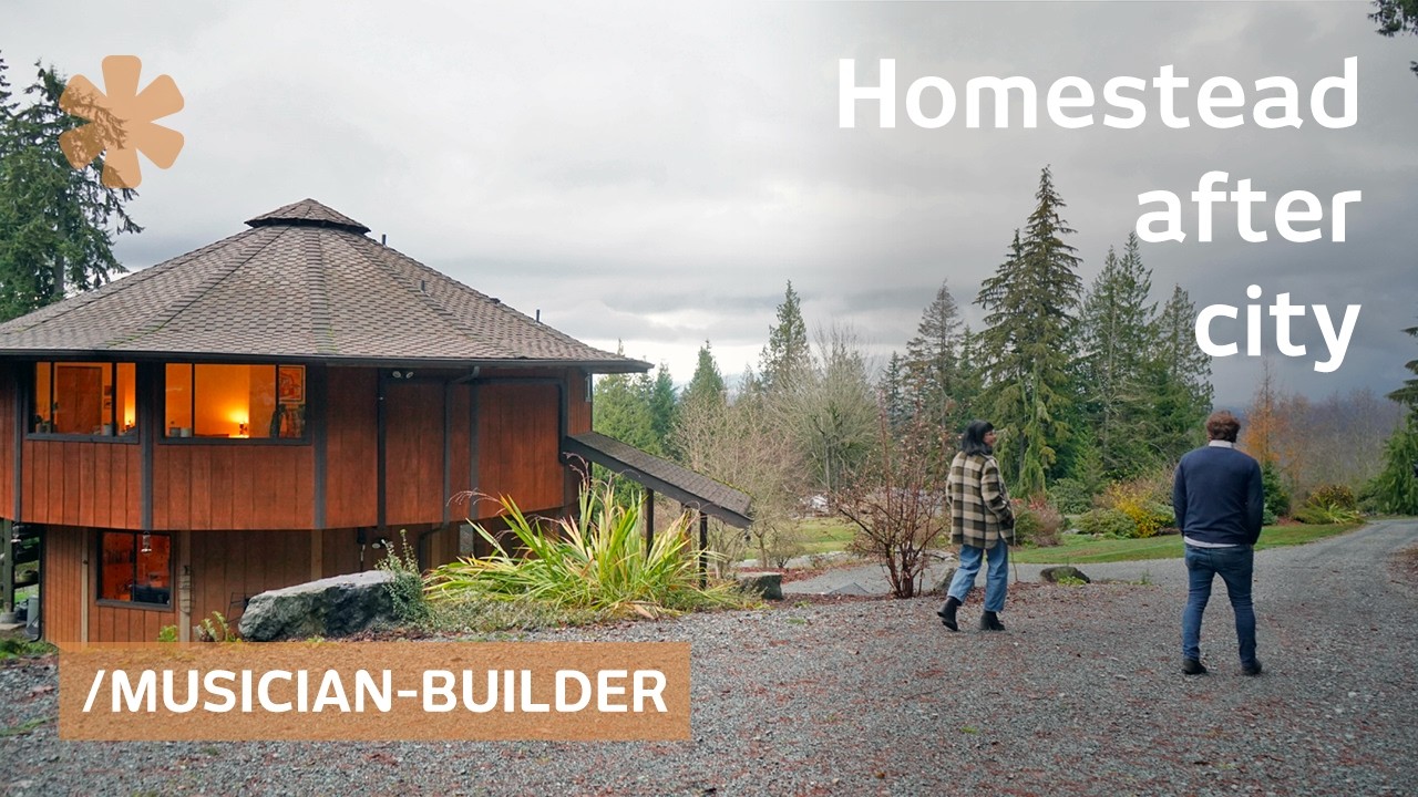 Couple's own paradise in rural WA: yurt, cabin & barndominium homestead