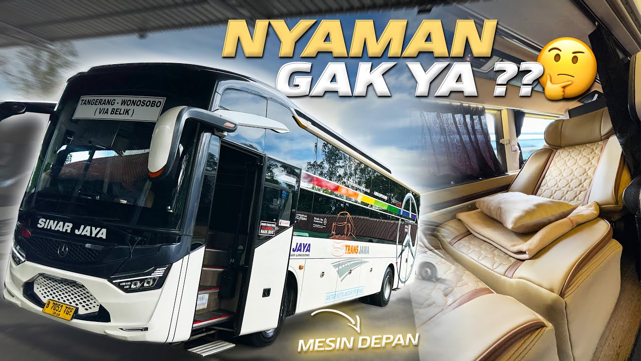 PERTAMA KALI KE WONOSOBO NAIK BUS SLEEPER‼️Trip Tangerang - Wonosobo with Sinar Jaya Suites Class